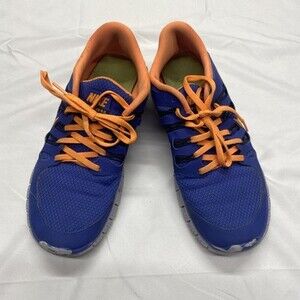 Nike Free 5.0 Women's Running Shoes Violet Force/Citrus 580591-580 Size 9.5